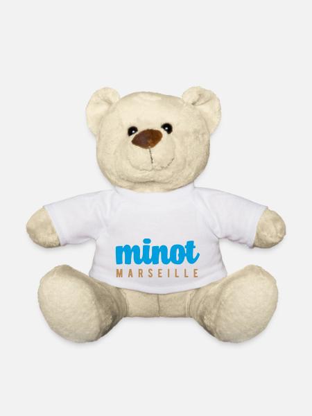 Minot marseillais petit garçon Marseille - Nounours - blanc