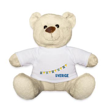 Sverige Schweden - Teddy - Weiß - Vorne