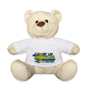Suède Suède Viking Scandinavie Nordique Milieu de l’été - Nounours - blanc - Devant
