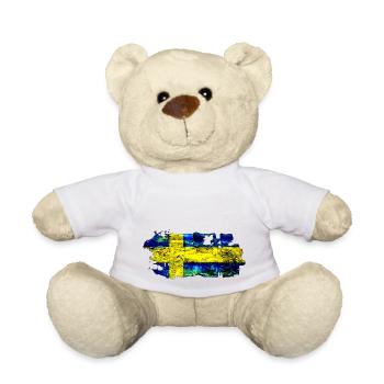 Suède Suède Viking Scandinavie Nordique Milieu de l’été - Nounours - blanc - Devant