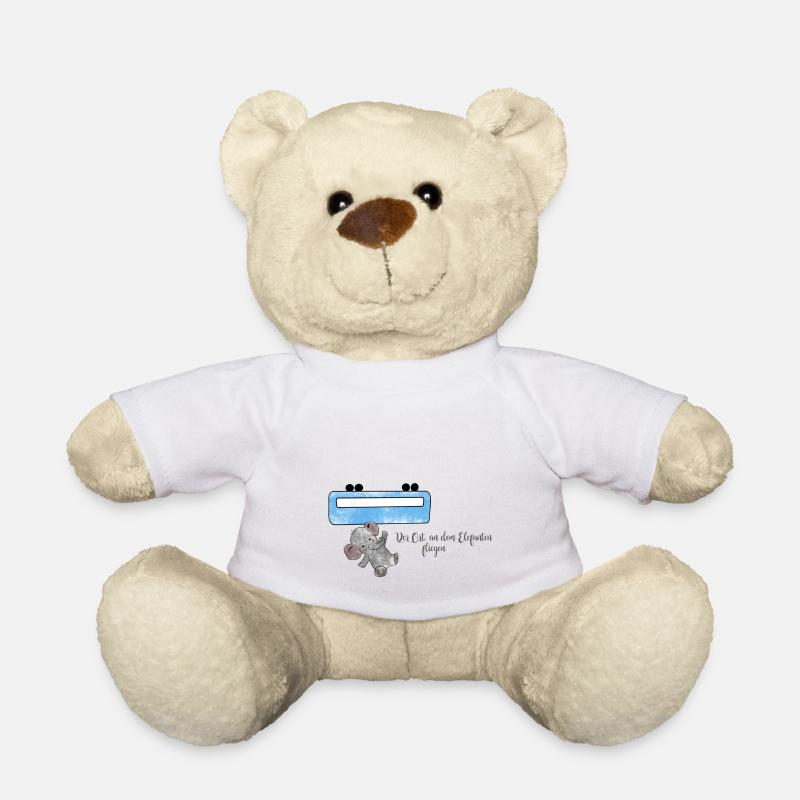 Der Ort, an dem Elefanten fliegen - Teddy - Weiß