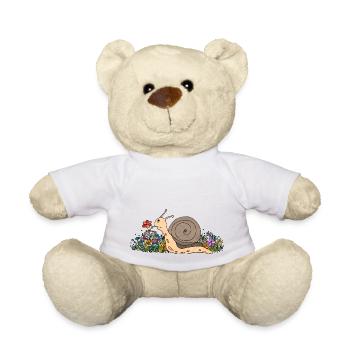 Schnecke - Teddy - Weiß - Vorne