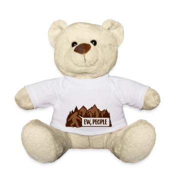 Bigfoot ew people Zitat - Teddy - Weiß - Vorne