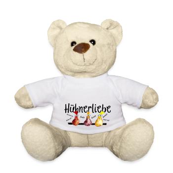 Hühnerliebe - Teddy - Weiß - Vorne
