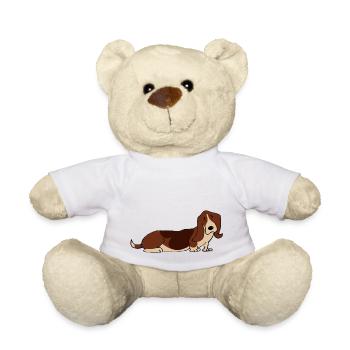 Basset Hound - Teddy - Weiß - Vorne