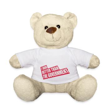 run better than government - Teddy - Weiß - Vorne
