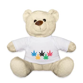 Hanfblatt - Teddy - Weiß - Vorne