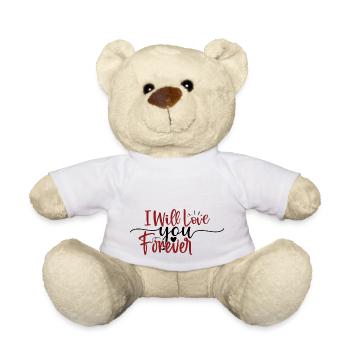 I will love you forever - Teddy - Weiß - Vorne