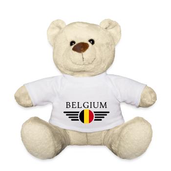 Belgique - Nounours - blanc - Devant