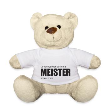 Mit Meister ansprechen - Teddy - Weiß - Vorne
