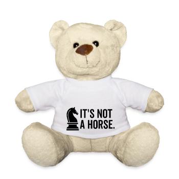 Ce n’est pas un cheval - Nounours - blanc - Devant