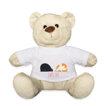 Cats life - Teddy Bear - white - Front