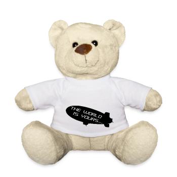 The World Is Yours - Teddy Bear - white - Front