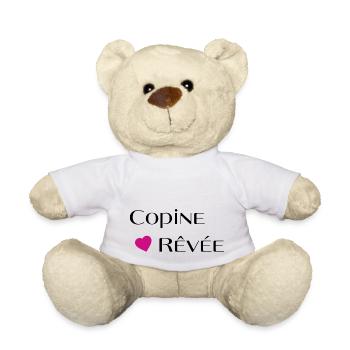 Copine rêvée - Nounours - blanc - Devant