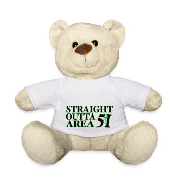 Straight Outta Area 51 - Teddy - Weiß - Vorne