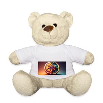 futuristic fruit - Teddy Bear - white - Front