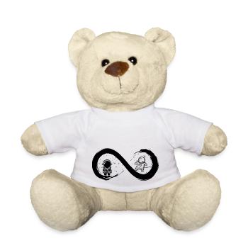 Astronaut bis ins Unendliche - Teddy - Weiß - Vorne