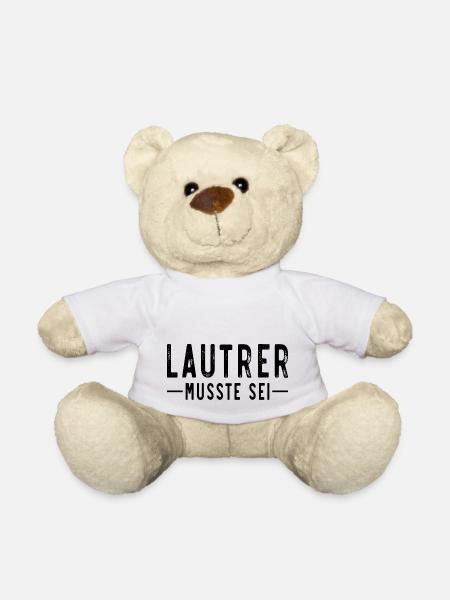Lautrer Lautern musste sei - Teddy - Weiß