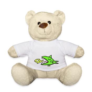 Chasse au poisson - Nounours - blanc - Devant
