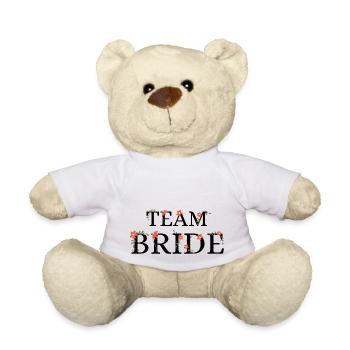 Floral bridle team - Teddy Bear - white - Front
