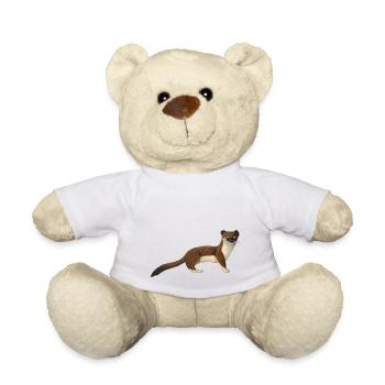 Ermine - Teddy Bear - white - Front