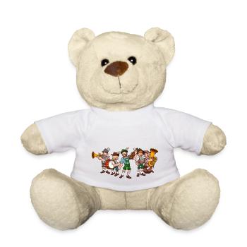 Bayerische Musikanten - Teddy - Weiß - Vorne