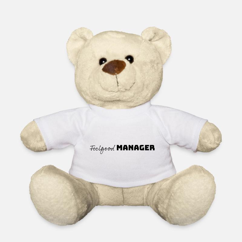 Design Feelgood Manager schwarz - Teddy - Weiß