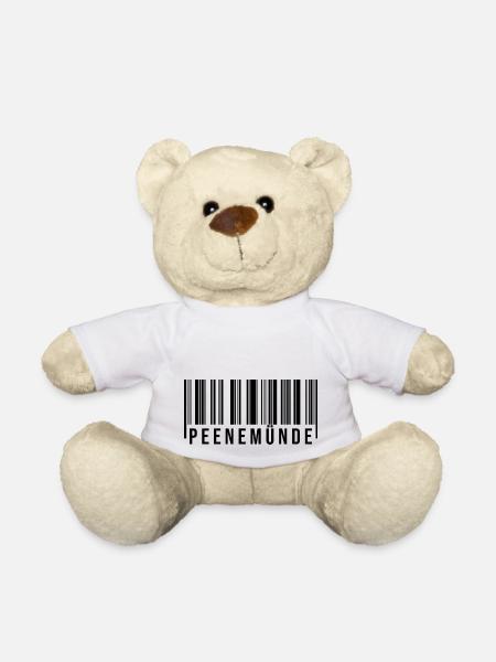 Peenemünde Strichcode - Teddy - Weiß