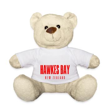 Hawke’s Bay, Nouvelle-Zélande - Nounours - blanc - Devant