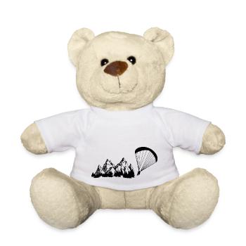 Montagne - Parapente - (3) - Nounours - blanc - Devant