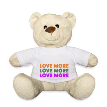 Love more - Teddy Bear - white - Front