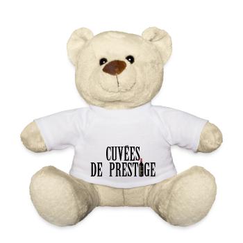 cuvee prestige vin rouge alcool humour bouteille - Nounours - blanc - Devant