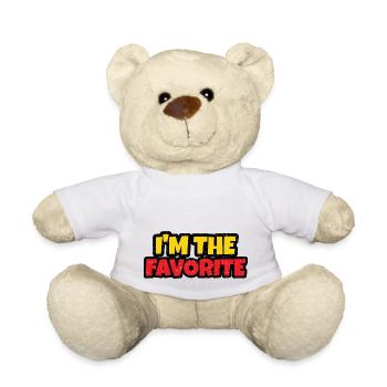 Je suis la favorite - cadeau amusant - Nounours - blanc - Devant