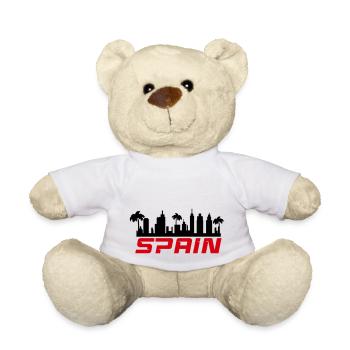 Spain - Teddy Bear - white - Front