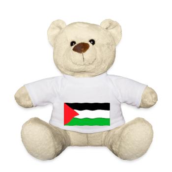 Flagge von Palästina - Teddy - Weiß - Vorne
