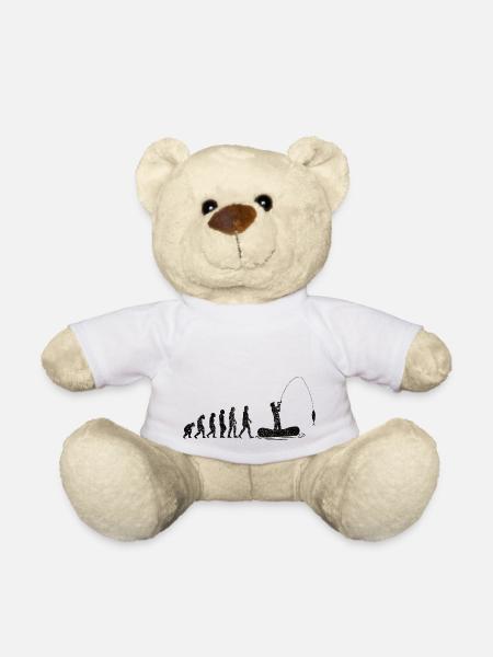 Angeln Angelhaken Angelsport Fischen Angler - Teddy - Weiß