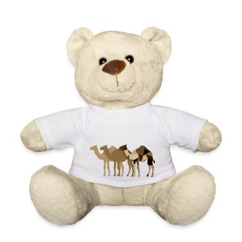 Chameaux - Nounours - blanc - Devant