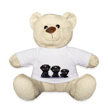 Mondnacht Welpen - Teddy - Weiß - Vorne