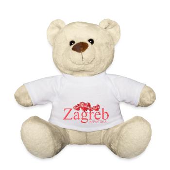 Zagreb Kroatien hrvatska hrv hr travel tourist chef - Teddy - Weiß - Vorne