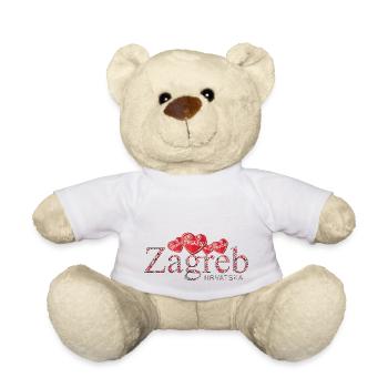 Zagreb Kroatien hrvatska hrv hr travel tourist chef - Teddy - Weiß - Vorne