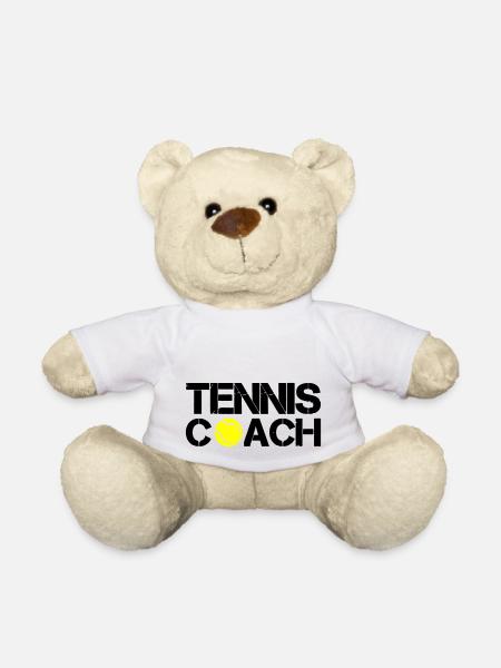 tennis coach - Teddy - Weiß