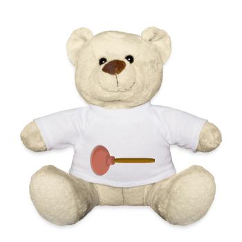 Toiletten Zubehör - Teddy - Weiß - Vorne