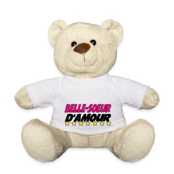 Belle Soeur d'amour - Nounours - blanc - Devant