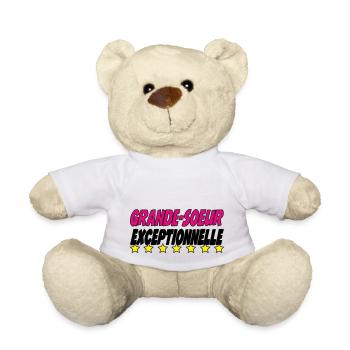 AUSSERGEWÖHNLICHE GROSSE SCHWESTER - Teddy - Weiß - Vorne