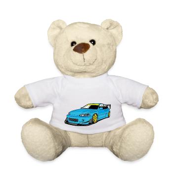 Racing car - Teddy - Weiß - Vorne