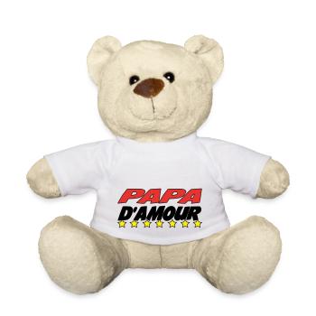 PAPA d'amour - Nounours - blanc - Devant