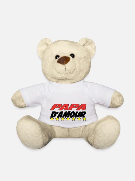 LOVE DAD - Teddy Bear - white