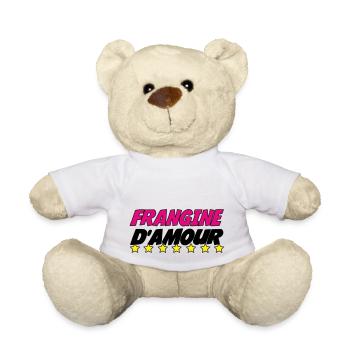 FRANGINE d'amour - Nounours - blanc - Devant