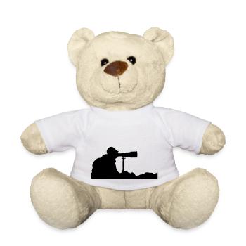Photographer - Teddy Bear - white - Front