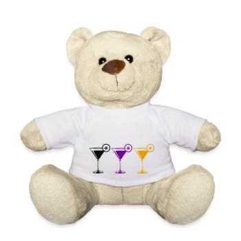 Cocktails - Teddy Bear - white - Front